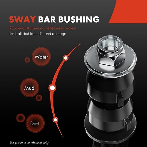 A-Premium Set of 4, Front & Rear Sway Bar Links Kit Stabilizer Bar Links Compatible with Toyota Sequoia 2001 2002 2003 200...