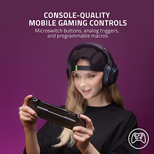 Razer Kishi V2 Mobile Gaming Controller for iPhone (Lightning): Console Quality Controls - Universal Fit w/ Extendable Bri...