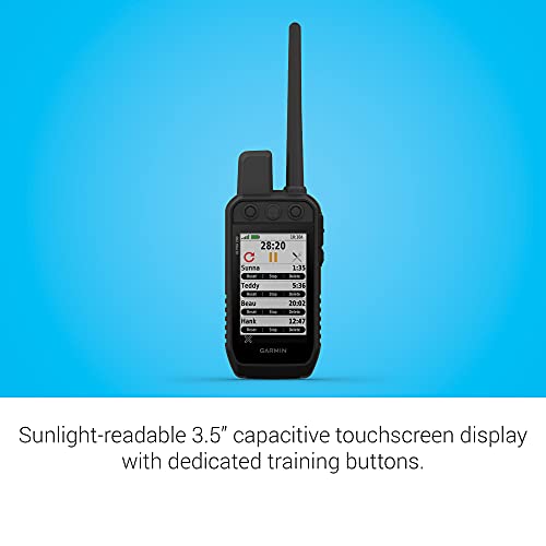 Garmin Alpha 200 Handheld, Simple, Accessible and Fast Tracking and Training for Your Dogs, Sunlight-readable 3.5" Capacit...
