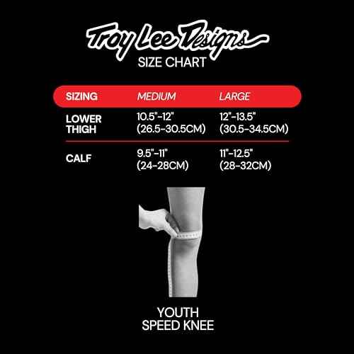 Troy Lee Designs - Speed Knee Sleeve; Black Y-MD
