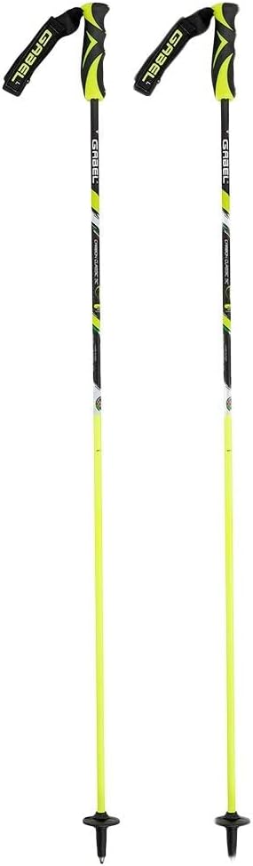 Gabel Carbon Classic SC Ski Pole, Lime, 52