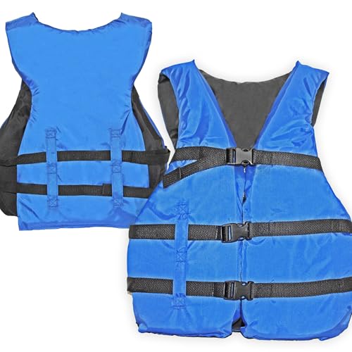 Life Jacket Paddle Vest; Coast Guard Approved Type III PFD Life Vest Flotation Device; Jet ski, Wakeboard, Hardshell Kayak...