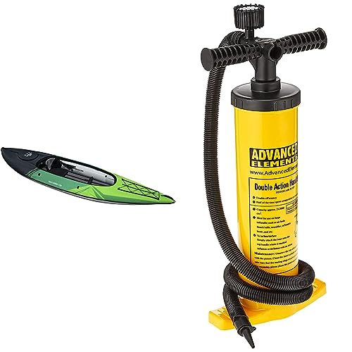 AQUAGLIDE Navarro Convertible Inflatable Kayak with Drop Stitch Floor, Green