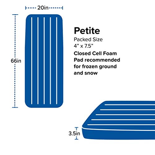 Big Agnes Divide - Lightweight, Compact, Air Chamber Sleeping Pad, Petite, Warm Olive