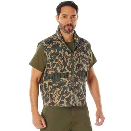 Rothco X Bear Archery Fred Bear Camo Ranger Vest ? Tactical Vest with 10 Utility Pockets - X-Large