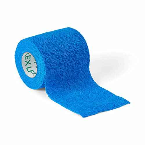 Medline CoFlex LF2 Quick Stick Non-Sterile Cohesive Bandages, Assorted Colors, 3" x 5 yds., (7.6 cm x 4.6 m), Pack of 24