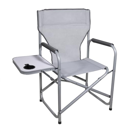 Zenithen Portable Outdoor Director's Folding Chair with Side Table Perfect for Sporting Events, Outdoor Activities, Campin...