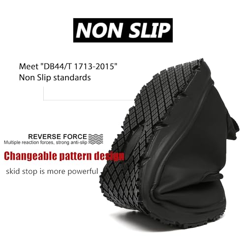 Non Slip Work Shoes for Men Women丨Waterproof & Oil Resistant Chef Food Service Shoe Zapatos de Trabajo para