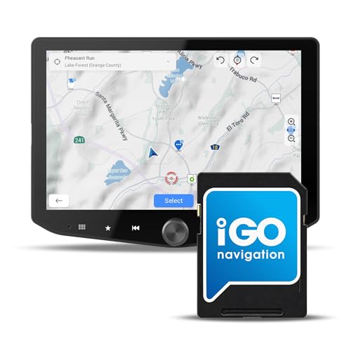 STINGER iGo GPS Navigation Card for HEIGH10+/HORIZON10/HORIZON12 Radios, Pre-Loaded Navigation App Offline Maps SD Card w/...
