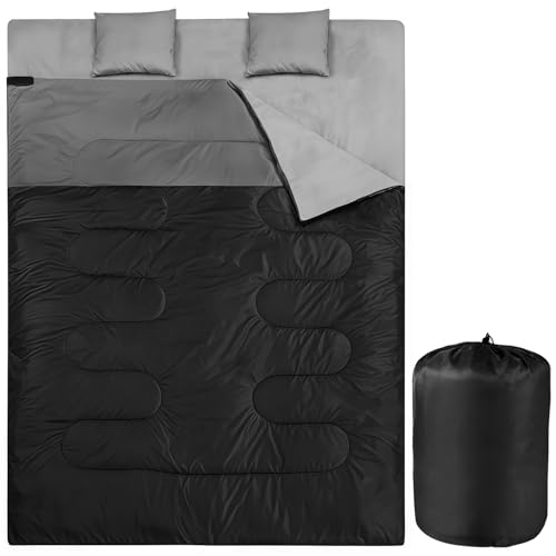 Camping Sleeping Bags for Adults Kids Waterproof Lightweight Sleeping Bag for Cold Weather or Warm Backpacking Hiking Moun...
