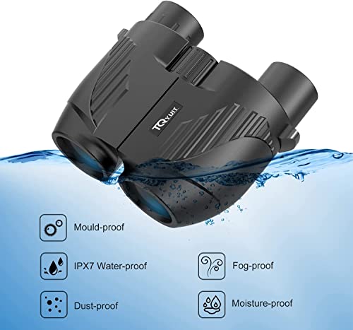 20X25 Compact Binoculars for Adults and Kids,Large Eyepiece Waterproof Binocular，Easy Focus Small Binoculars for Bird Watc...