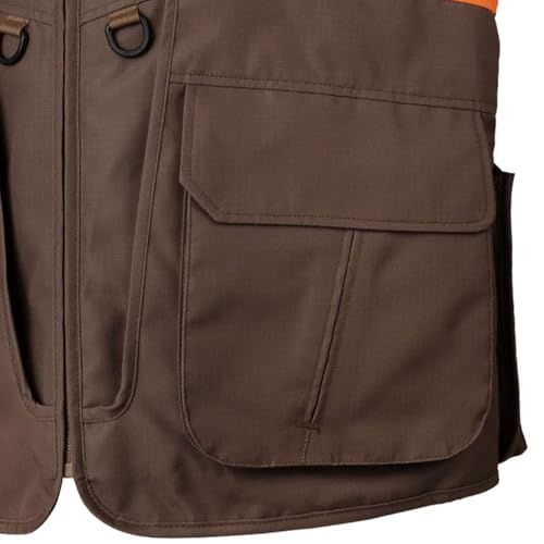 Beretta Men's Command Pro Durable Water-Resistant Front-Load Capable Upland Hunting Vest with Game Bag & Front Cargo Pockets