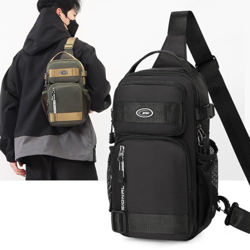 Tactical Crossbody Bag for Men Convenient Outdoor Shoulder Bag Large Capacity Crossbody Bags Leisure Backpack