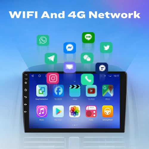 [2G+32G] Carplay Android Auto Touchscreen Autoradio Car Stereo GPS Navigation FM Radio Head Unit WiFi Mirror Link Multimed...