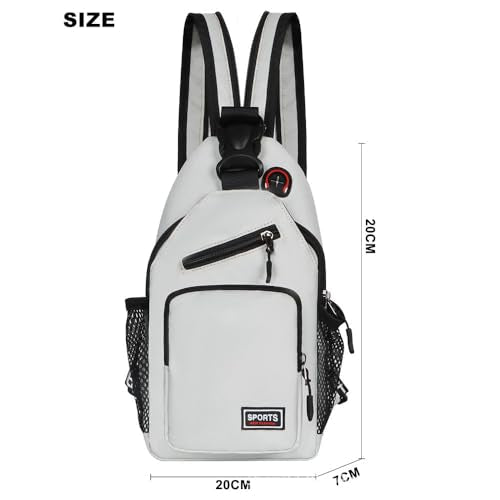 Long Keep Sling Bag Backpack Sports Bag for Men and Women Carrying or Cross-Country Hiking Chest Bag