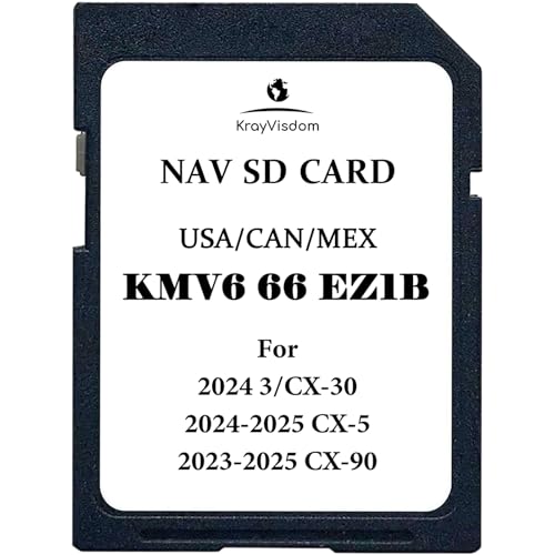Updated Navigation SD Card | GPS Map Card Compatible with CX 5(2024-2025), CX 30/3(2024), CX 90(2023-2025) | USA/CAN/MEX Maps
