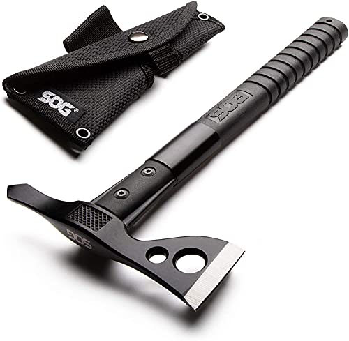 SOG FastHawk- Lighter, Faster, Agile Throwing Hatchet, Versatile Survival Tactical Axe for Competition Throwing and Campin...