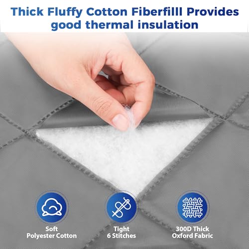 Magnetic Thermal Insulated Door Curtain Cover Block fit 36x82inch Door,Curtains Itself Size 38x84inch Cotton Thermal Curta...