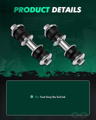 SCITOO 2pcs Front Sway Bar Suspension Kit fit 2004 2005 2006 for Scion xA xB 2000 2001 2002 2003 2004 2005 for Toyota Echo...