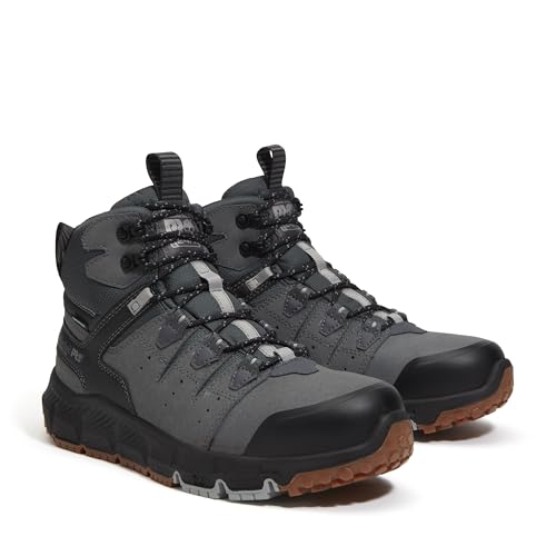 Timberland PRO Tempe, Men's, Grey, Alloy Toe,EH, WP, Slip Resistant, 6 Inch Work Boot