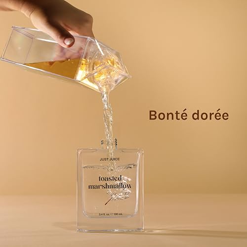 Just Juice Toasted Marshmallow - Vanilla Perfume for Women and Men - Gourmand Mini Travel Perfume with Caramel, Marshmallow, Amber Notes - 0.33 oz