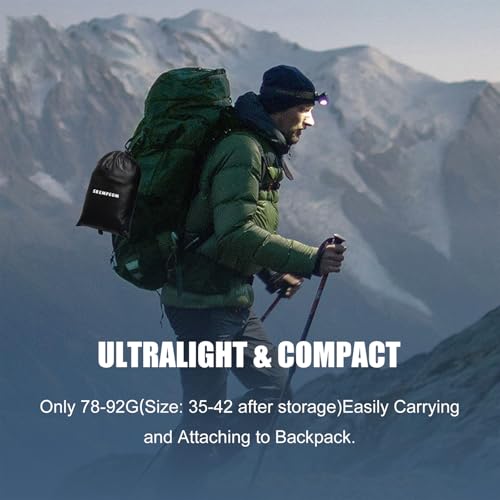 [Upgraded] Ultralight Winter Camping Booties Warm Socks Sleeping Sock for Men & Women,Water-Resistant Warm Soft Cozy for C...