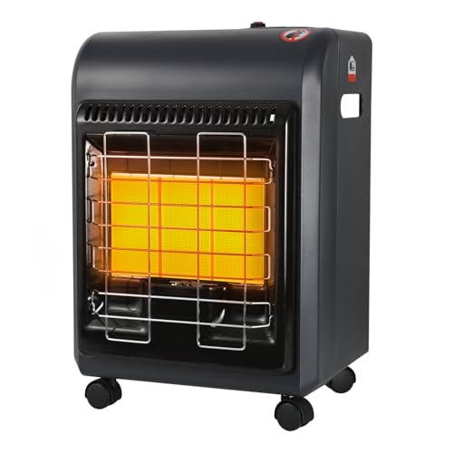 OKF Propane Heater, 6000 to 18000 BTU 3 Modes Indoor Propane Heater with ODS & Tip-over Protection, Outdoor Heaters with G...