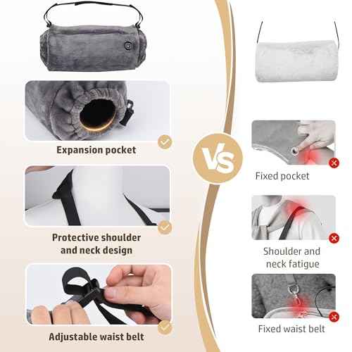 Hand Warmers Rechargeable: Reusable Electric Heated Gloves - Portable Heating Pouch - Relief Hand Heater for Arthritis - for Hunting Football Camping Golf Xmas Gifts