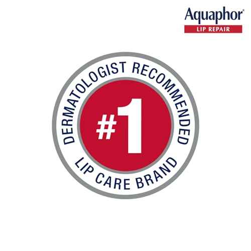 Aquaphor Lip Repair Ointment, Moisturizing Lip Balm Pack, Relieves Dryness, 0.35 Tube, Pack of 2