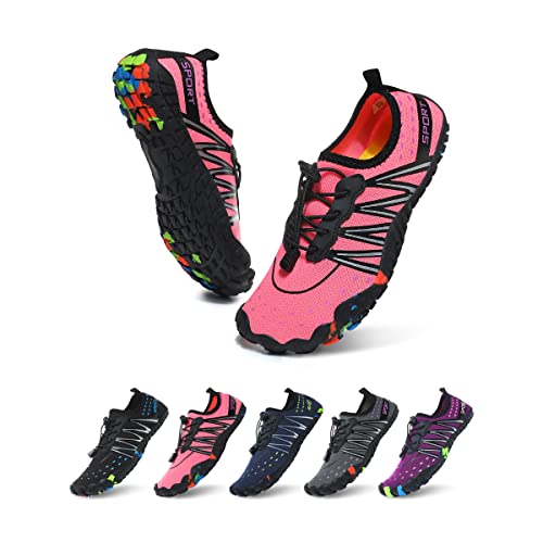 ziitop Water Shoes for Men Women Beach Barefoot Swim Rock Climbing Pool Shoes Socks, Anti-Slip Breathable Quick Dry Lightw...