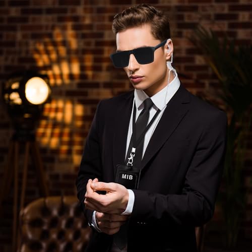 Horolam MIB Agent Costume Accessories, Secret Service Costume Set Spy Costume Accessories for Men Women Kids for Cosplay