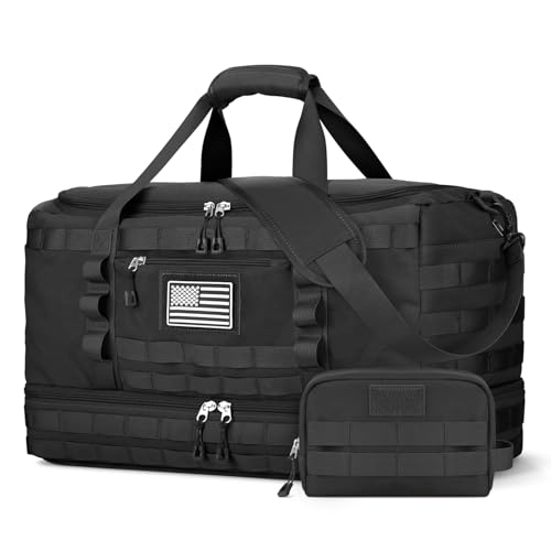 ETRONIK Gym Bag for Men Women, Carry on Luggage 22x14x9 Airline Approved, Tactical Travel Duffle Bag with Toiletry Bag and...
