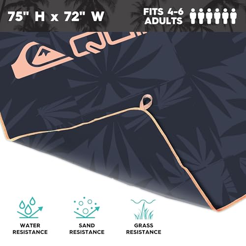 Quiksilver Sand-Free Beach Mat – Large Waterproof Outdoor Picnic Blanket, Lightweight Foldable Mat for Beach, Camping, Par...