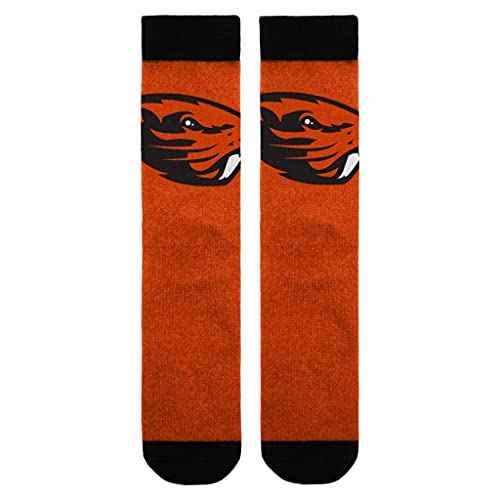 FOCO Men's NCAA College Team Color Primetime Logo Socks