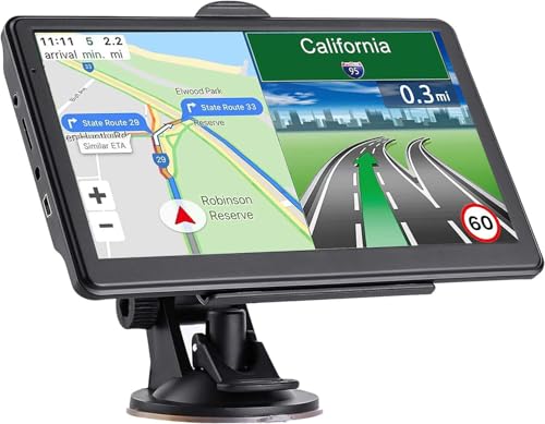 GPS Navigation for Car Truck - Navigation System 7 Inch Touchscreen Navigator with，2025 Map (Free Lifetime Updates),RV Veh...