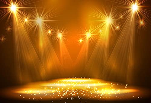 Photography Background Lighting Musical Hall Club Neon Light Stage Birthday Baby Shower Photo Studio Backdrop A6 10x7ft/3x...