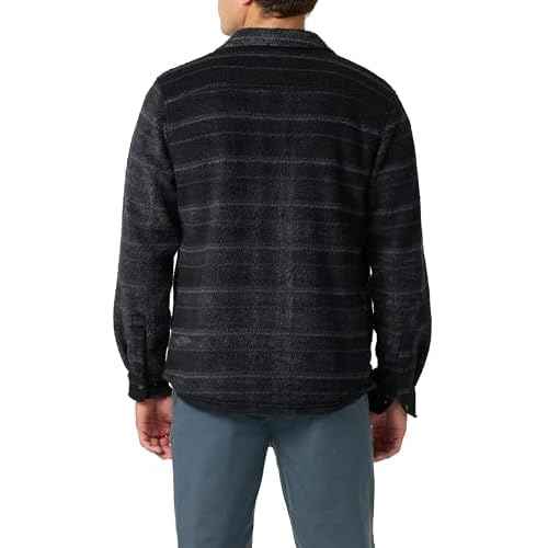 O'NEILL Men's Glacier Superfleece Overshirt - Fleece Shirt with Front Pockets - Comfortable and Soft