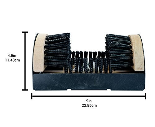 Bickmore Boot Scrubber - Shoe Brush Scraper & Footwear Cleaner - Mountable - Dirt Remover - Indoor/Outdoor Sneaker Buffer