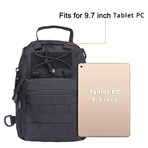 G4Free Outdoor Tactical Bag Backpack, Military Sport Bag Pack Sling Shoulder Backpack Tactical Bag for Every Day Carry