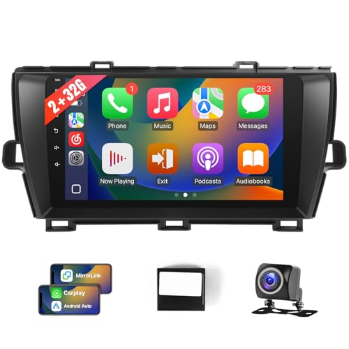 Leadfan Car Stereo Radio for (JBL Version) Toyota Prius 2010 2011 2012 2013 2014 2015 Upgrade, 9'' Screen, Support Carpla...