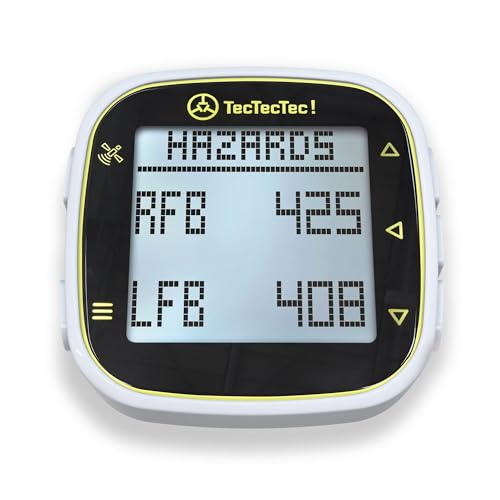 TecTecTec ULT-G Ultra-Light Golf GPS Handheld with Rechargeable Battery LCD Display, Preloaded with 38K Worldwide Courses,...