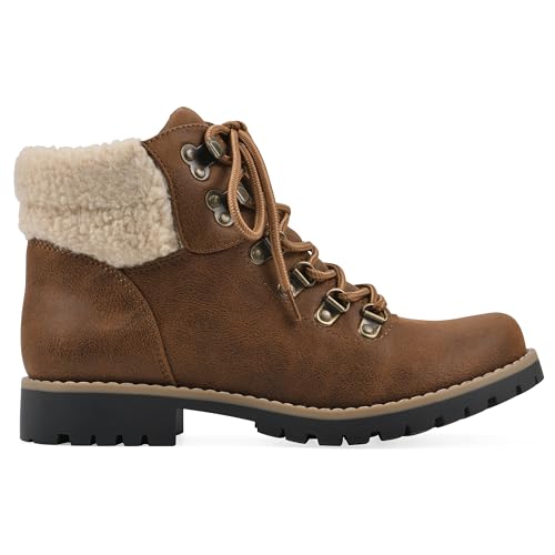 CLIFFS BY WHITE MOUNTAIN Shoes Pathfield Women's Lace-up Hiker Style Bootie