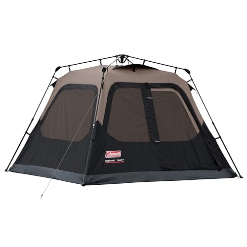 Coleman 4/6/8/10 Person Instant Camping Tent with 1-Minute Setup, Large Family Tent with Pre-Attached Poles, Air Vent, & C...