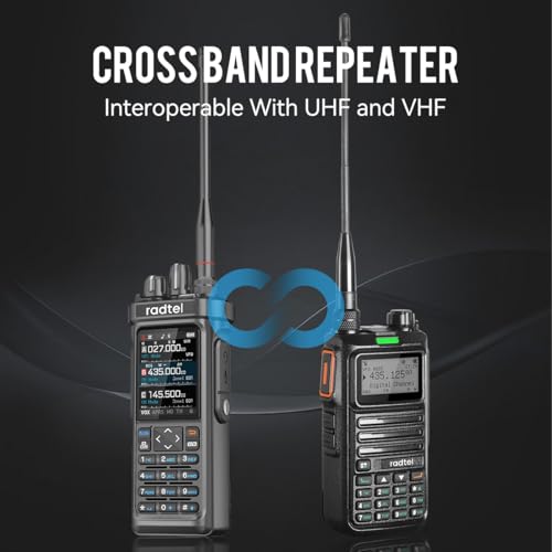 Radtel RT-950 Ham Radio 10W Walkie Talkie Long Range Handheld Two Way Radio, AM/FM/CB/SW/MW/LW Receive, GPS/APRS, Wireless...