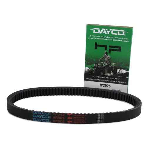 Dayco HP2026 High Performance Outdoor Activity Belt, Black
