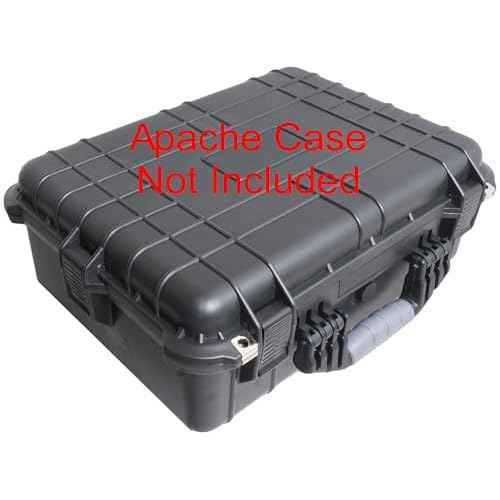 Case Club Foam Only to Fit Apache 4800 (Harbor Freight) - 6 Pistol & Accessory Foam Set