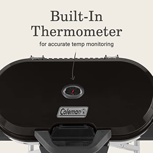 Coleman RoadTrip 285 Portable Stand-Up Propane Grill with 3 Adjustable Burners & Instastart Ignition, 20,000 BTUs of Power...