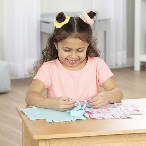 Melissa & Doug Fleece Quilt No-Sew Craft Kit, Multi