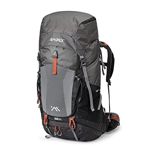 AMPEX Hiking Backpack | Camping Essentials Lightweight Backpack for Men & Women, Travel Bag for Backpacking, Camping, Hunt...