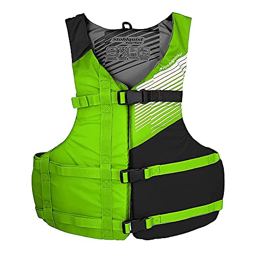 Stohlquist FIT Adult Life Jacket, US Coast Guard Approved Type III Life Vest, PFD for Men and Women, Easily Adjustable, Li...